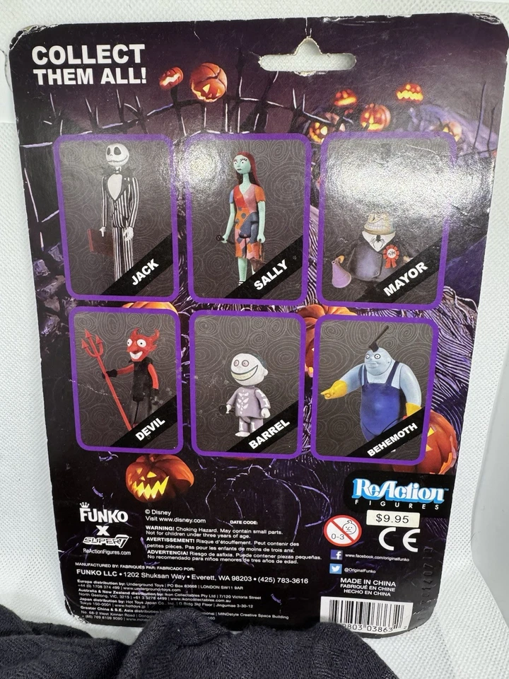 Figura Funko Disney Pesadilla antes de Navidad Sally Reaction Foto 2 de 3