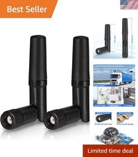 Compact 2-Pack 2.4GHz 5GHz WiFi Antenna with Adjustable Angles for Optimal Range