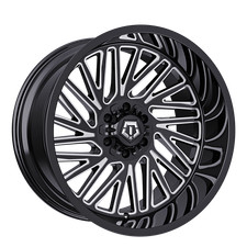Tis Wheels 553bm 20x10 -12 Gloss Black Milled 5x127 5x139.7 Qty 4 A273076 Tis Wheels 553bm 20x10 -12 Gloss Black Milled 5x127 5x139.7 Qty 4 A273076