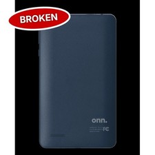  BROKEN onn 100026191 7" Tablet 16GB 2GB RAM Android 11 Go Navy