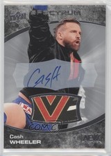 2021 Upper Deck AEW Spectrum Memorabilia 12/20 Dash Wilder Cash Wheeler Auto ob9