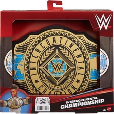 Mattel - WWE Replica INTERCONTINENTAL CHAMPIONSHIP BELT JLH37 - New