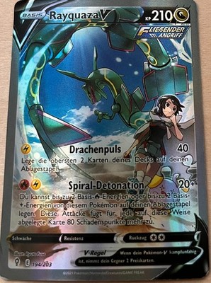 Rayquaza V (Full Art) 193/203_DE Swsh07: Evolving Skies Holo