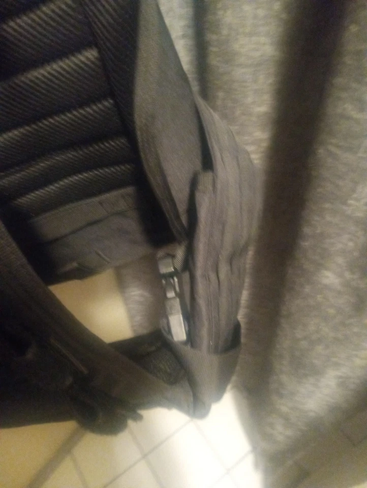 Tactical vest black, plates - Image 2 of 4