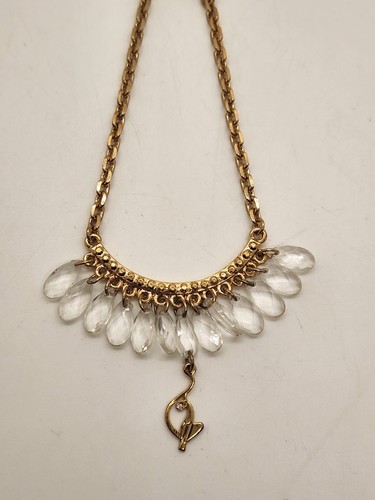 Vintage Y2K Baby Phat NOS Gold Tone Anklet/Bracelet Clear Beads w/Baby Phat Cat - Picture 4 of 9