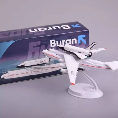 Antonov An-225 Mriya Buran Space Shuttle Transport Aircraft Model 1/400