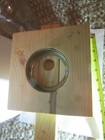 Vintage Handmade Wooden Mason Jar Candy Dispenser M&Ms, Gum Balls, nuts, office — photo 4