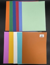 Lot of 39 Scrapbooking Paper Card Stock Variety Colors Themes 8.5" x 11"