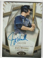 2022 Topps Tier One - Prime Performers Autographs #PPA-JWE Joey Wendle #/299
