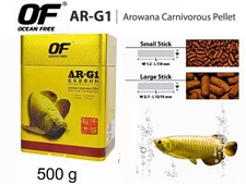 OF AR-G1 Pro 500g Arowana Food – OptiAR Growth Boost & Natural Color Enhancer