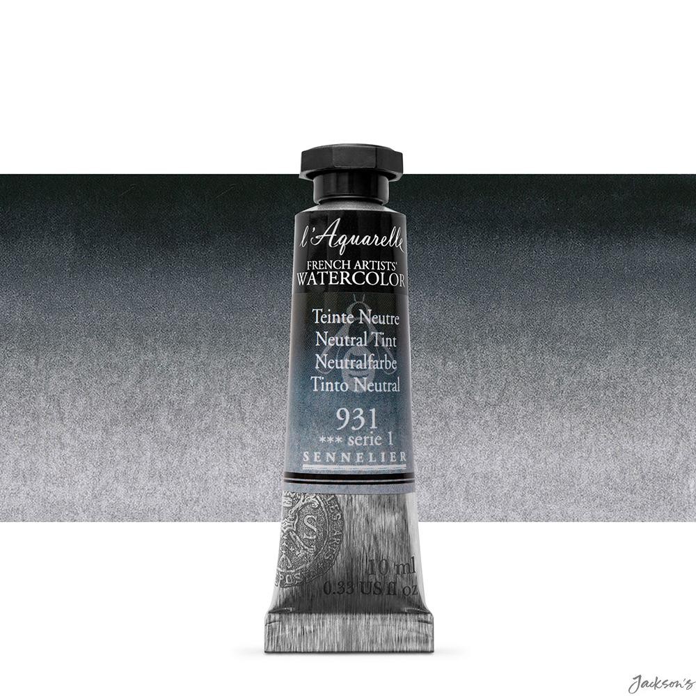 Sennelier L'Aquarelle Watercolour Paint Tube With Gum Arabic 10ml Neutral Tint