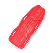 Slippery Racer Downhill Xtreme Flexible Adults and Kids Plastic Toboggan Snow Sl