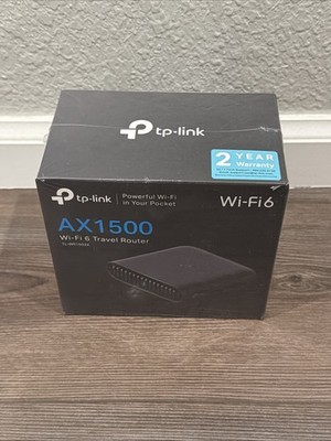 TP-Link AX1500 WiFi 6 Travel Router TL-WR1502X Portable Dual Band Gigabit