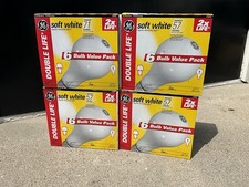 GE Soft White 71 Watt/1500 Hour Light Bulbs, 24pc Lot