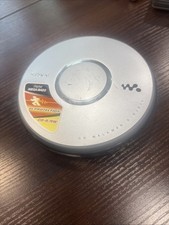 Sony Walkman D-EJ011 Portable CD Player Silver Mega Bass Tested Working