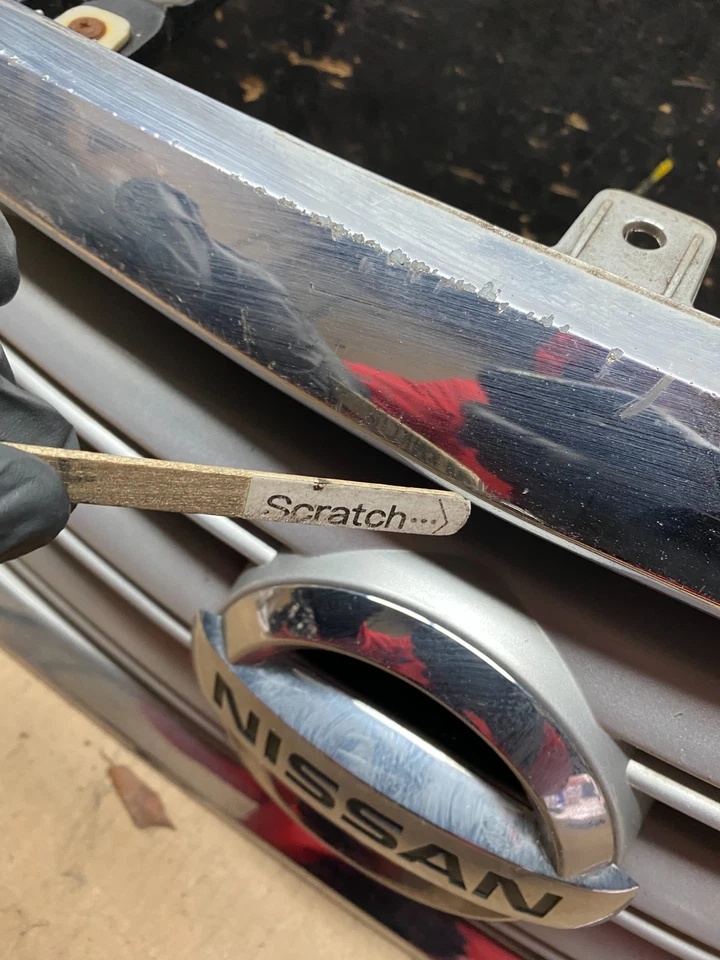 Nissan Sentra 2013 a 2015 parrilla cromada superior delantera mercado de accesorios U7541 DG Foto 4 de 4