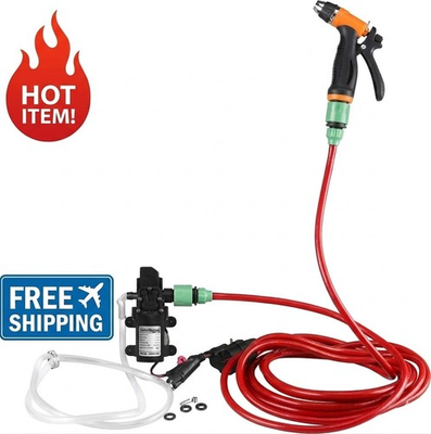 #ad #ad 12V 160PSI Electric Washer Pump Kit Portable High Pressure Water Pump Auto RV $34.00