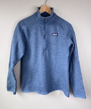 Patagonia Women  s Better Sweater 1/4 Zip Fleece Size M Barnacle Blue