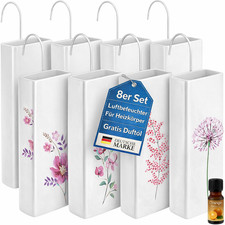 8 Luftbefeuchter Heizung + Gratis Duftöl Raumbefeuchter Heizkörper Verdunster