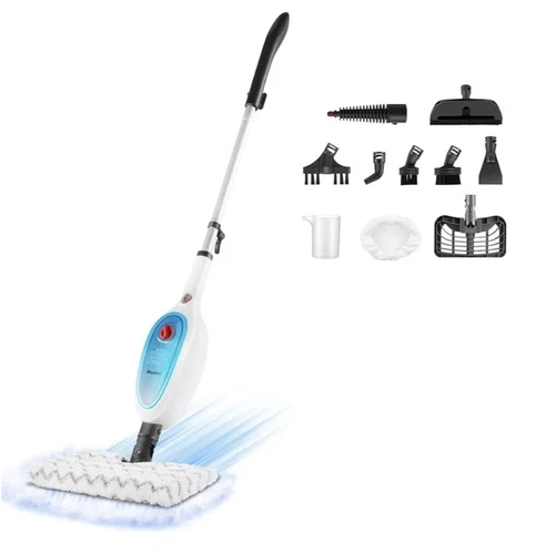 MOOLAN Steam Mop, Floor Steamer with High Temperature-Handheld Steam Cleaner Mop
