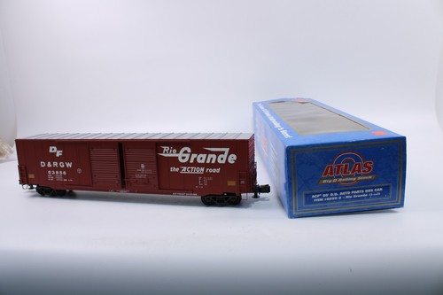 Coche de caja Atlas 6552-2 escala O Rio Grande ACF 60' autopartes #63856 3 rieles | Condition: Used