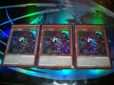 3x Diabellstar the Black Witch 1st Edition Ultra Rare MAMO-EN032 Yu-Gi-Oh!