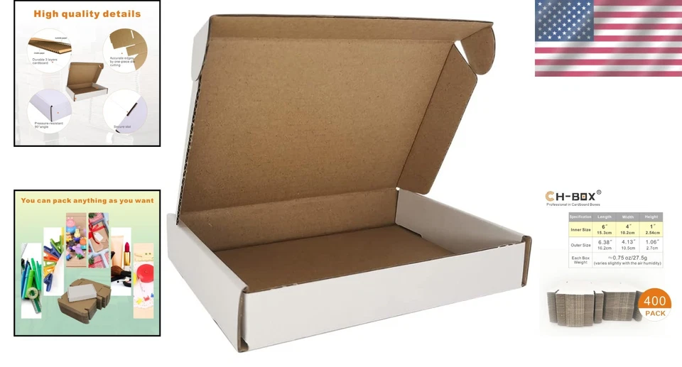 Small Corrugated Cardboard Mailers, Pack of 400 - Image 2 of 4