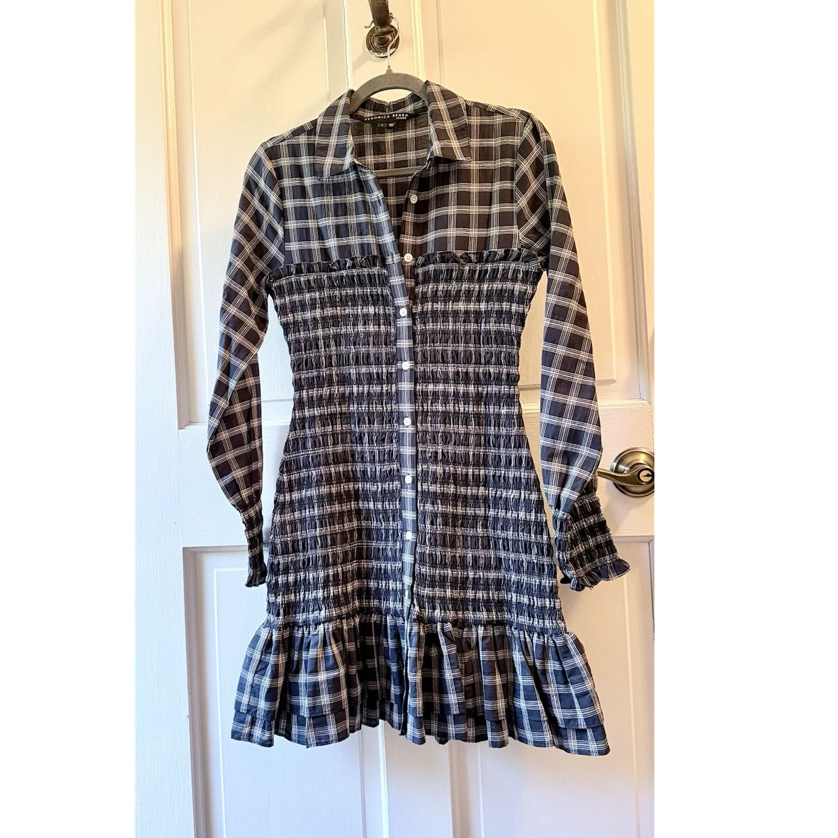 Plaid Long Sleeve Mini Dresses for sale | eBay UK