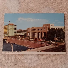 Civic Center Reno Nevada Vintage Postcard USA Post Office