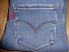 Levi's 720 High Rise Super Skinny 24 Women's Blue Jeans 24x30 Blue Denim — photo 2