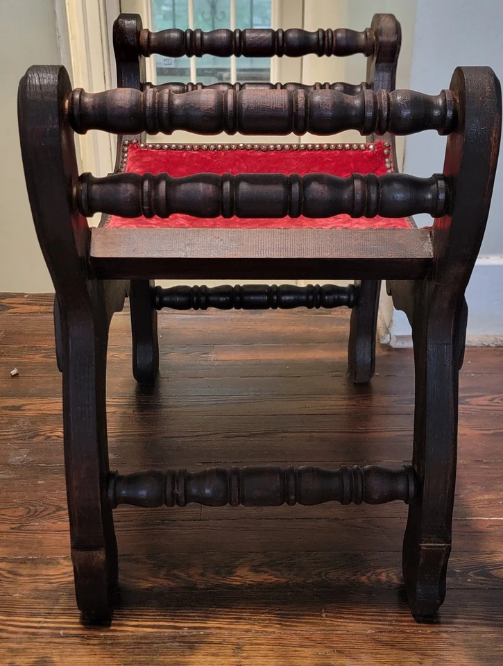 古董 X 框架意大利文艺复兴弧形梳妆台 — 第 4/4 张图片