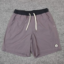Vuori Kore Lined Shorts Men's Medium Purple Athletic Workout Drawstring V302