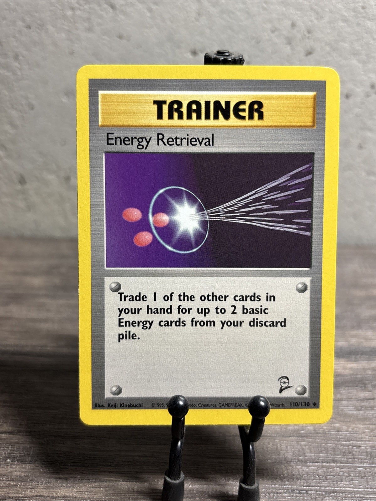 Energy Retrieval 110/130 Base Set 2 Regular Uncommon-Pokemon TCG-Fast Ship-NM!!