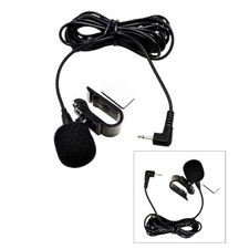 PVC Wired 2.5mm/3.5mm Stereo Jack Mini Car Microphone External Mic for Car DVD
