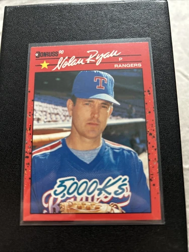 1990 Donruss - Nolan Ryan #659 5000 K's on Front and Back - Texas Rangers HOF