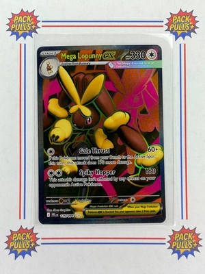 Mega Lopunny ex Ultra Rare Full Art Phantasmal Flames Pokemon TCG 115/094