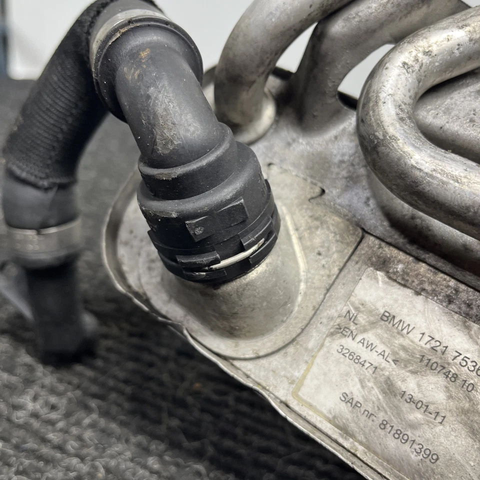 ☑️ 07-13 BMW E82 E88 E90 E91 E92 135I 335 REFRIGERADOR DE ÓLEO TROCADOR DE CALOR DE TRANSMISSÃO - Imagem 4 de 4