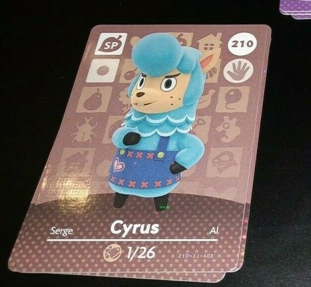 Animal Crossing Amiibo Karten Serie 3 Animal Crossing Amiibo Karten Serie 3 210 Cyrus Björn | eBay