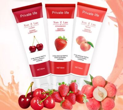 60 ml Gel verschiedene geschmack Genuß Oral Sex Gleitgel Gleitmittel