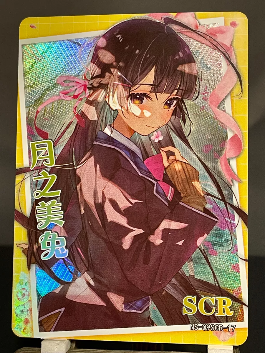 Goddess Story CCG Holo Foil Waifu Anime SCR NEW RARITY - Shinobu