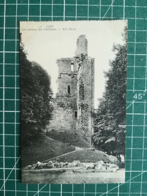 xe053 AK um 1910 Vire - die Burgruine