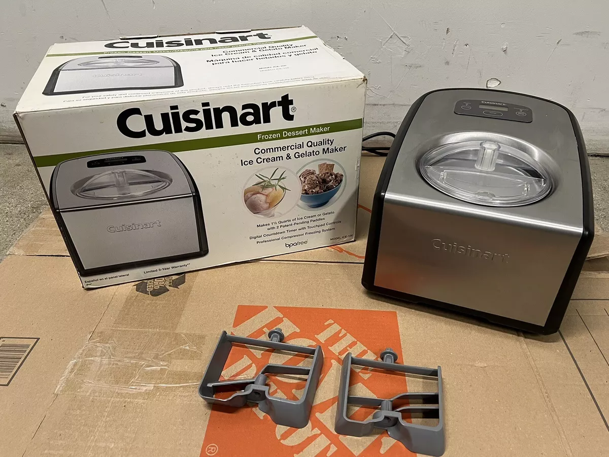 Cuisinart ICE 100 Ice Cream and Gelato Maker. eBay