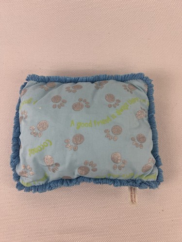 American Girl Doll Coconut Puppy Dog Pet Carrier Plush Pillow blue green fabric - Picture 12 of 19