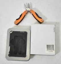 Crown Multi Function Tool Stainless Steel Spring Action Pliers Saw Bottle Opener