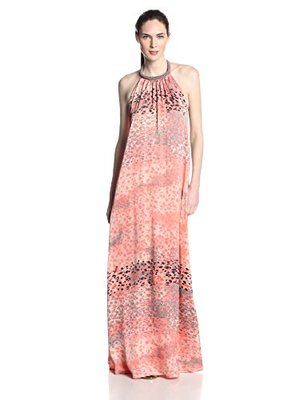 Jessica Simpson Womens Halter Maxi Print Dress with Rope Trim At Neck- Size S | eBay Jessica Simpson Womens Halter Maxi Print Dress with Rope Trim At Neck- Size S | eBay
