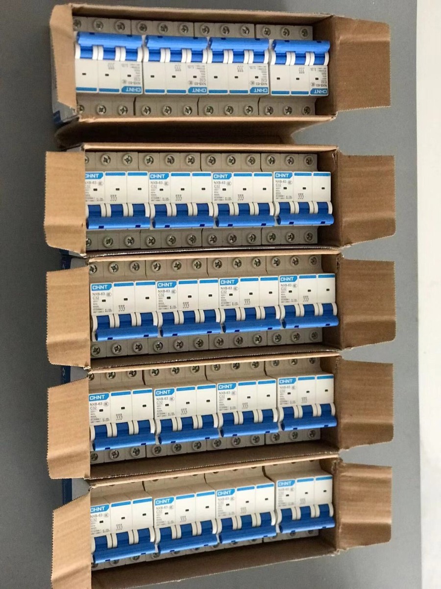 4Pcs NXB-63 3P C16 CHINT Circuit Breaker 3Pole 400V AC Miniature