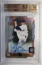 2015 Bowman Chrome Draft Beau Burrows Autograph RC BGS 9.5 w/10 Auto