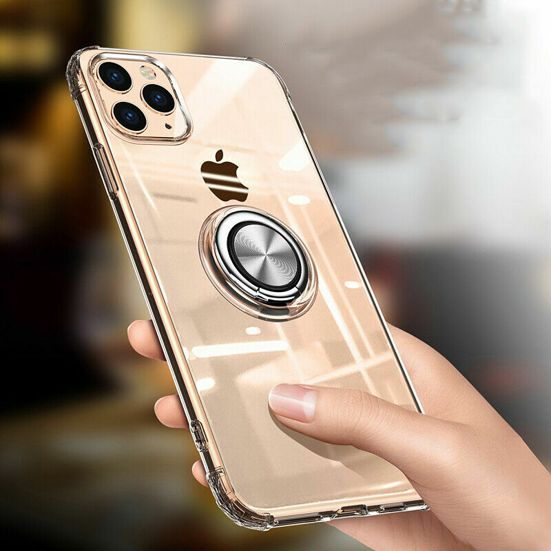 For Apple iPhone 11 Pro Magnetic Ring Holder Anti-burst King Kong Armour  360Case