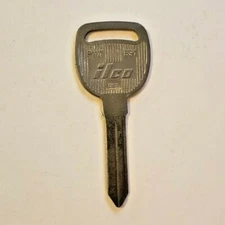 B91 ILCO Nickel Plated Brass Key Blank some Cadillac, Chevrolet, Oldsmobile, NOS