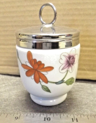 Royal Worcester Pastoral Double Egg Coddler King Size Floral